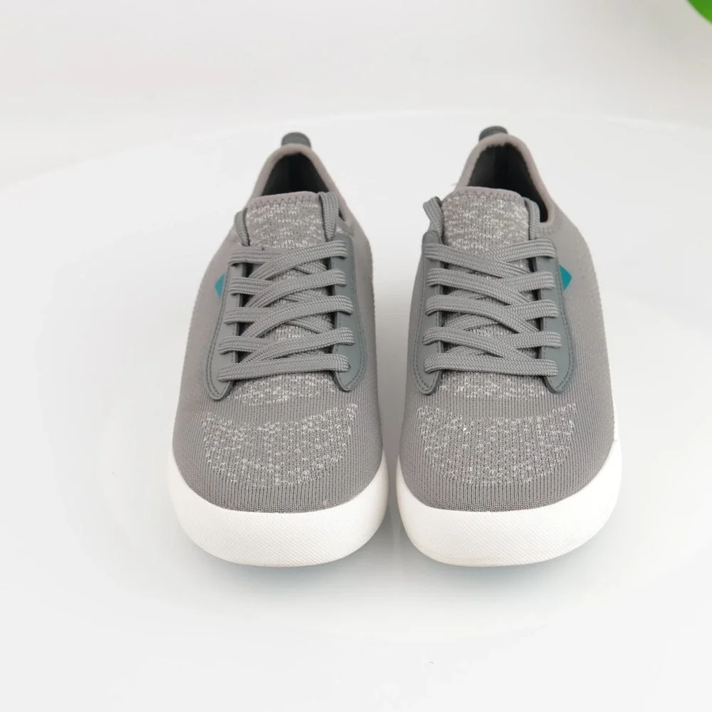 Vessi Womens Weekend Sneakers Size 9 Waterproof Gray Lace Up Comfort Shoes Low